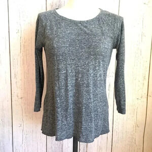 OLD NAVY Heather gray long sleeve lightweight sweater size small